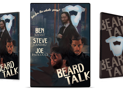 Beard Talk dvd humour movie photoshop poster type