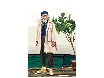 fashion sketch of a man character character design design fashion illustration photoshop portrait sketch