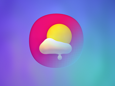 Dribbble icon weather