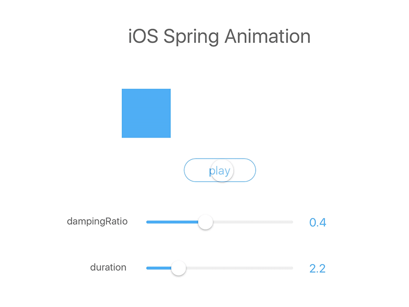 iOS Spring Animation Gif