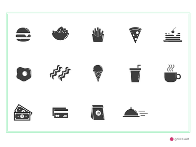 Basic Food Icon Set