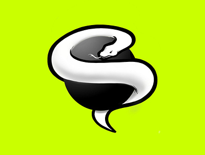 Logo idea for an e-sport team! art colorful design esport figma icon illustration krita logo minimal snake logo