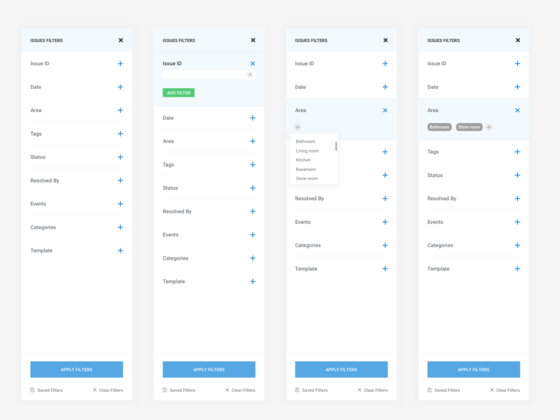 Filters by Sachin Malhotra on Dribbble