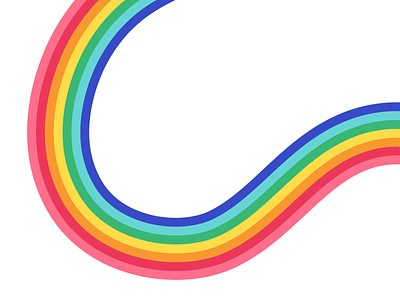 rainbow wiggle background design graphic design illustration rainbow