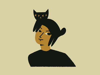Akira cat cat lady illustration