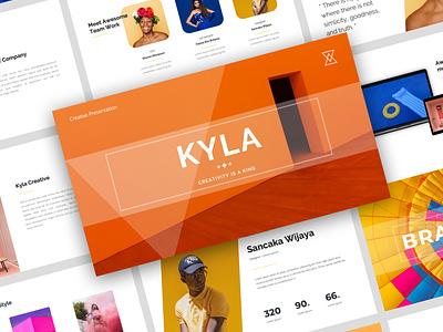 Kyla Creative Presentation Design creative design graphicdesign layout layoutdesign presentation design presentation template product design
