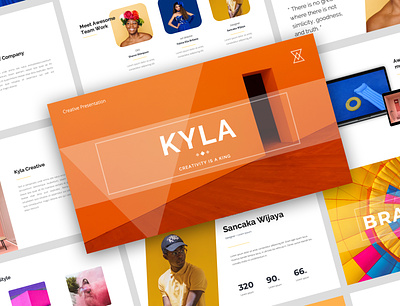 Kyla Creative Presentation Design creative design graphicdesign layout layoutdesign presentation design presentation template product design