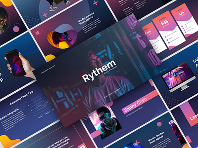 Rythem – Music Creative Presentation Template