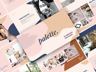 Palette – Cosmetics Beauty Keynote Presentation Template