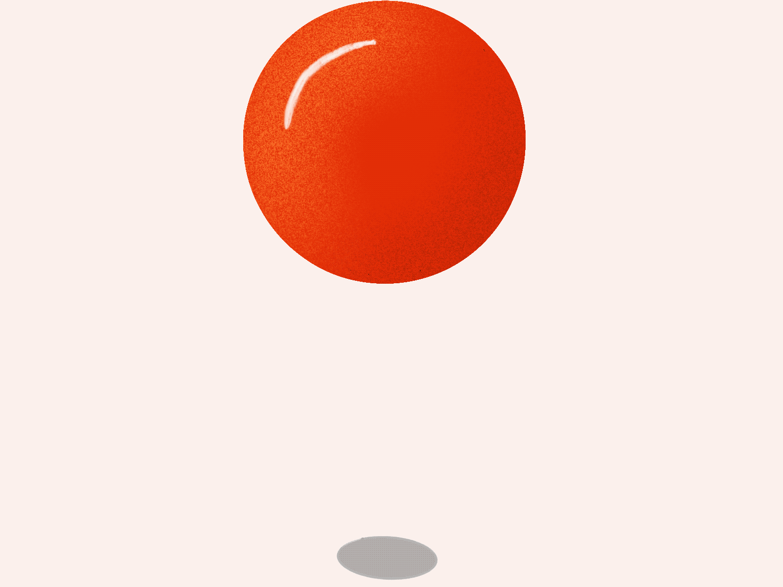 Red Bounce Ball animation ball bounce bouncy gif