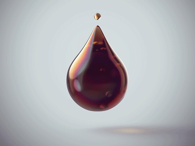 Droplet Exploration drop material oil