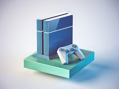 OHM Ps4 icon illustration ps4 simplified stylized