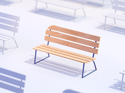 Bench test for stylized house 2