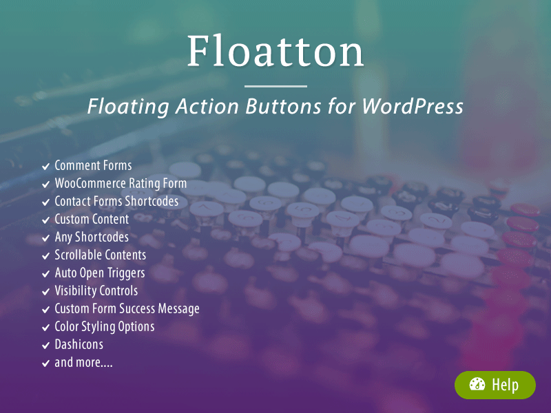 Floatton - Floating Action Button Plugin for WordPress call to action button floating action button floating button pop up sticky button wordpress