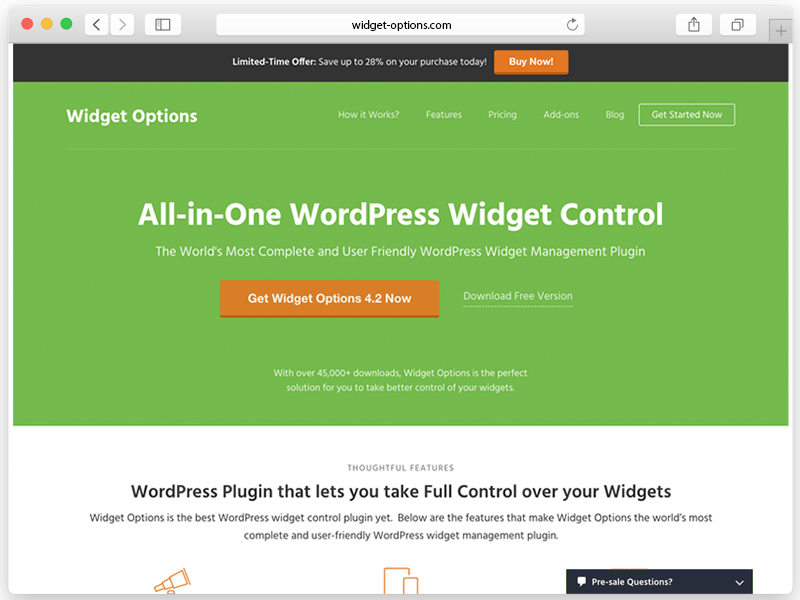 Transform WordPress Widgets to Modal Pop-up and Sliding Panel! sliding sidebar widgets sliding panel contact chat plugins widgets slide-in wordpress pop-up modal