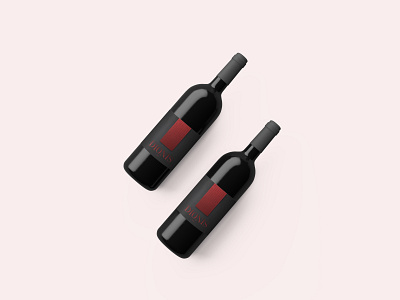 Wine Label design graphic design illustration typography vector