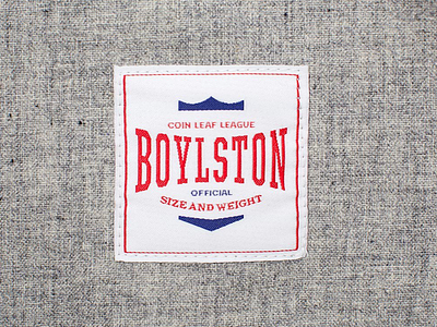 Boylston Trading Co x Mitchell & Ness apparel boylston trading co logo patch type