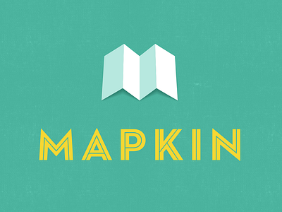 Mapkin icon logo maps startup type