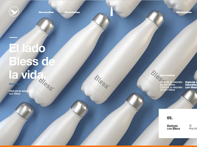 Blees Bottle branding 3d 3d design branding product design