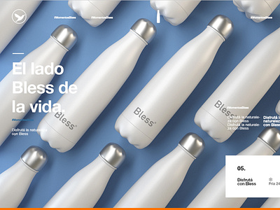 Blees Bottle branding