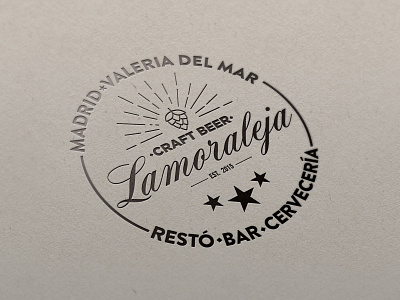 lamoraleja resto logo branding logo design resto