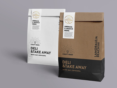 lamoraleja take away packaging argentina branding madrid packaging restaurant