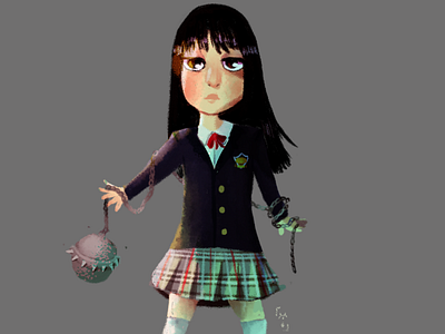 Gogo Yubari badass girl gogoyubari illustrations killbill