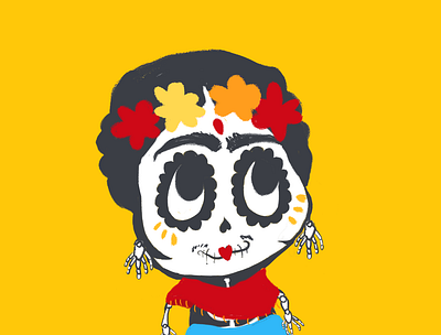 Frida Cavaleira art cavalera childrenbook frida frida kahlo illustration