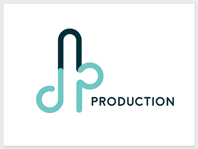 Dp-production Logo flat logo monogram
