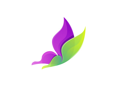 Gradient Butterfly Logo