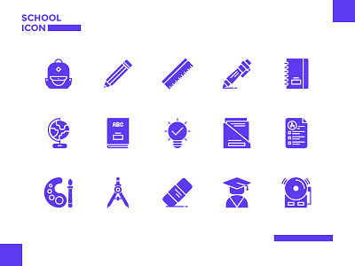 Back To School Icon app icon icons ps school ui vector web