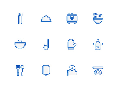 Kitchen Icon app design icon kitchen ps symbol ui vector web