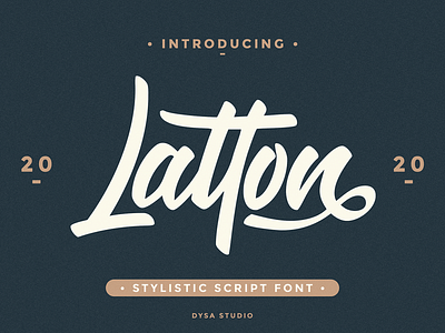 Latton - Stylistic Script Font
