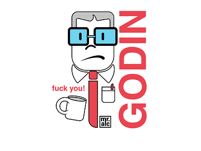 GODIN INC. fuck you branding design doodle illustrator ilustración logo typography ui