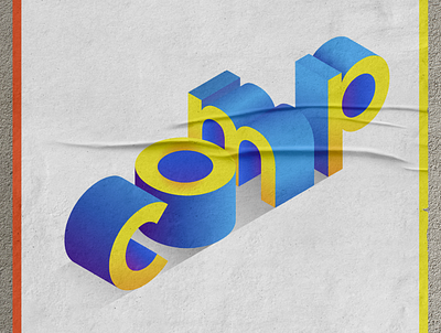 ISOMETRIC POSTER design editorial design illustration isometric art logo vector