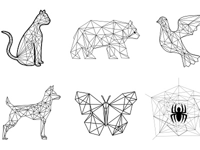 geometric animals designs