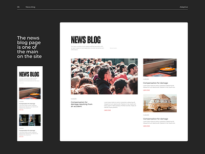 Eternal city news blog adaptive pages branding design fashion minimal typography ui ux uxui web website