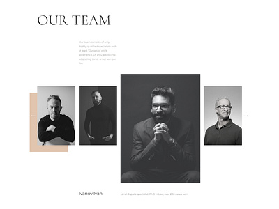 Law firm team page