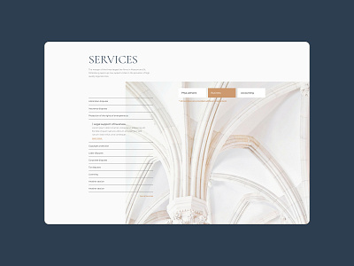 Law firm services page branding design fashion minimal typogaphy ui ux uxui web website