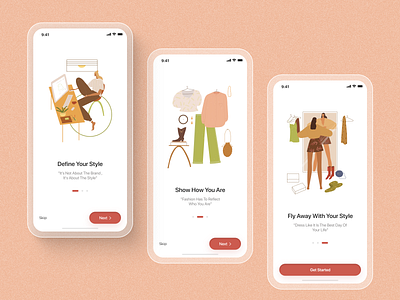 Onboarding Screens for an E-commerce App