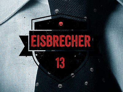 cover album proposal 13 eisbrecher metal necktie rocknroll skull