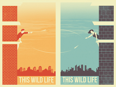 This Wild Life Gig Posters illustration screen print gig poster