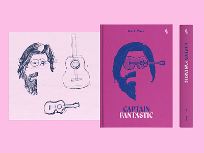 'Captain Fantastic' Book Cover Concept book book cover design illustration photoshop