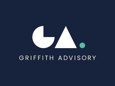 Griffith Advisory advisory board advisor consulting executive coach geometric logo period shapes