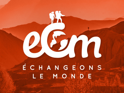 Échangeons le Monde branding communication fair identity travel world