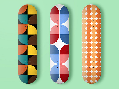 More Patterns and Decks colors patterns skateboards