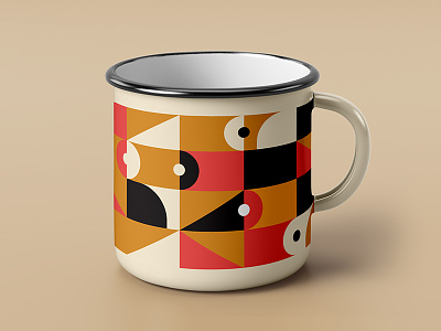 Summer Pattern - Mug colors geometric patterns