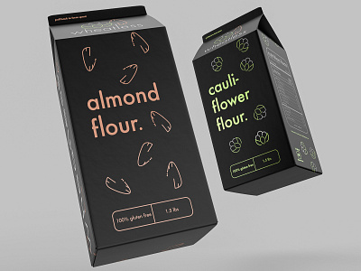 Wheatless Flour Packaging 3d art art direction austin texas branding design illustration illustrator logo package design packaging texas state typography