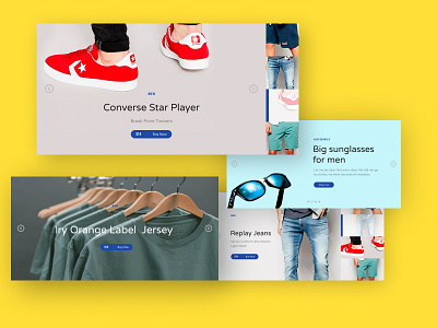 Sliders for shop catalogs branding element flatdesign label landing landing page design logo minimal shop typography ui ux