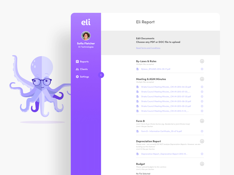 Eli • AI-Powered Platform for Real Estate artificial intelligence data visualization infographic ui design ux design